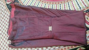 Elegant Maroon Dress