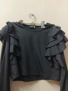 Ruffled Crop Top