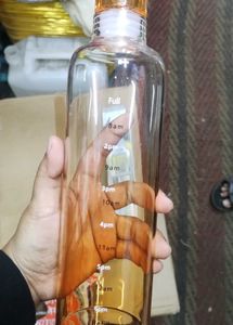 Time Marked Water Bottle