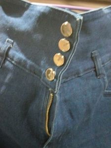 High Waisted Denim Jeans