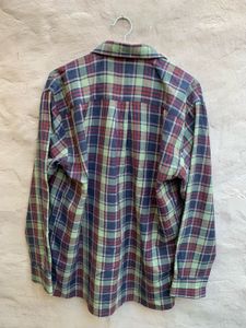 korean Vintage Plaid Flannel Shirt