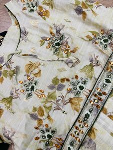 Floral Anarkali Suit Set