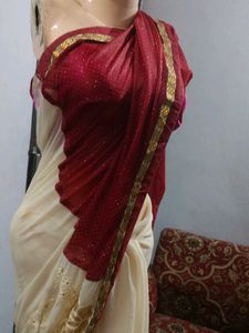 Saree Without Stitch Blouse