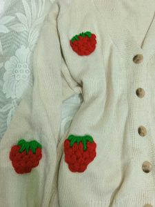 Strawberry Cardigan