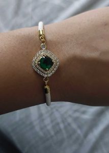 Emerald Charm Bracelet