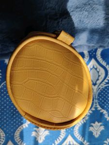 Stylish Mustard Spacious Sling Bag