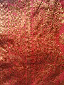 Black And Red Banarasi Saaree