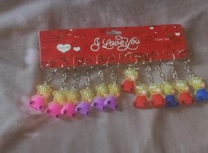 Brand New Excellent 12 Pieces Set Of Keychains