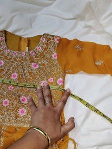 Girl Nayra Cut Suit With Plazo