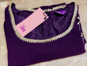 Elegant Purple Kurta Set
