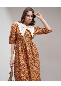 Floral Print Mini Dress