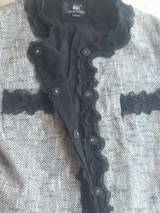 Black &amp; White Korean Style Jacket