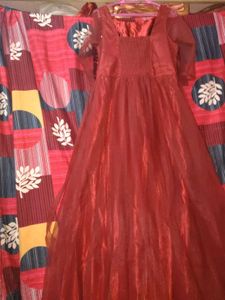 Elegant Maroon(reddish )Sequin Gown