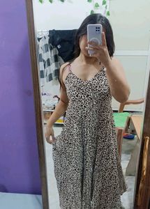 Leopard Print Maxi Dress