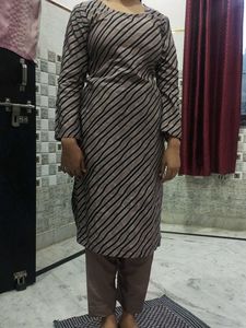 Striped Kurta Set
