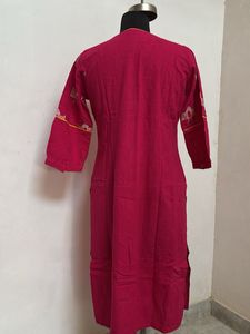 Elegant Pink Printed Kurta