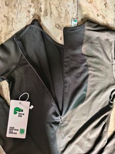 Black Fitted Jumpsuit from newme