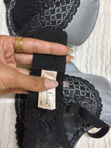 Brand New Bridal Clovia Gray Plus Black Net Bra✨✨