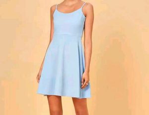 Sky Blue Mini Dress