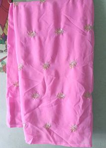 New Baby Pink Saree