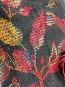 Elegant Leaf Print Dupatta