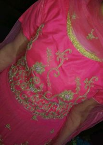 Pink 🩷 Gown/Anarkali Suit &#34;Women&#34; I 36in