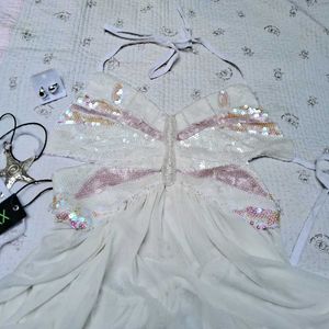 3.combo Y2k Butterfly Cami Halter Beach Dress Top