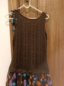 Stylish Frock Style Sleeveless Top For Girls