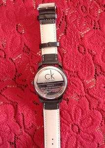A New Cool and Trendy CK Black Wrist Watch For Men With Letter A Key Chain Free With Box Packing,For Causal Outfit and a Comfortable Watch.