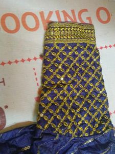 Embroidered Purple Blouse