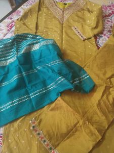 Elegant Mustard Kurta