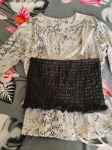 Striped Bell Sleeve Top