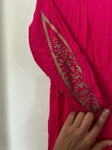 Pink Kurta Long