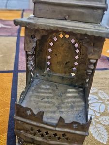 Old Brass Handmade  Mandir From Maharashtra Fort