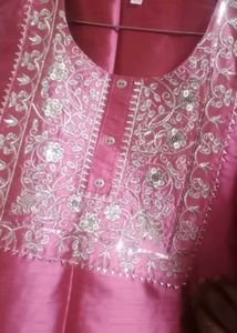 Pink Embroidered Salwar Kameez