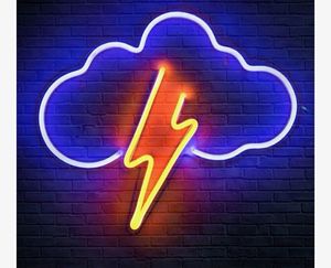neon cloud sign