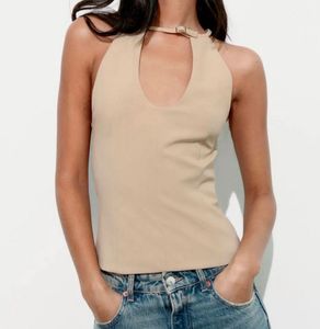 Elegant Halter Neck Top