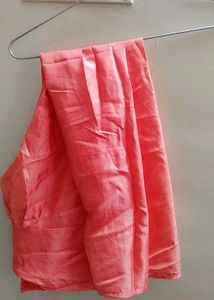 Anarkali Kurti With Pant And Net Black Dupatta