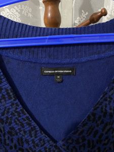 Express Leopard Print Sweater