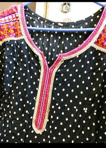 Black Anarkali Kurta 💓