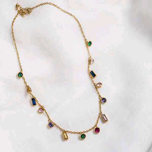 Colorful Gemstone Necklace