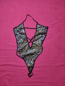Tiger Print Sexy Bodysuit