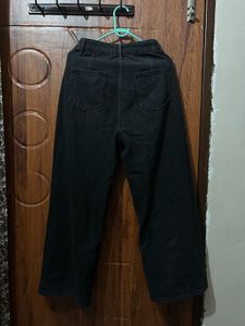 Wide Leg Black Jeans