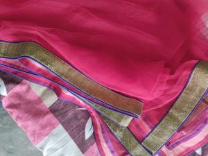 Red Long Dupatta