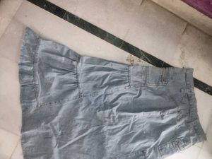 2 Denim Skirts For 699