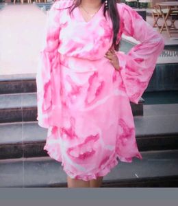 Pink Dress.. Totally Once Wear... For Sale