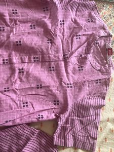 Biba Pink Checkered Cord Set