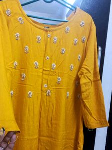 Mustard Yellow Kurta