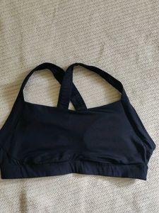 Navy sports bra