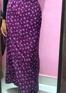 Long Floral Skirt